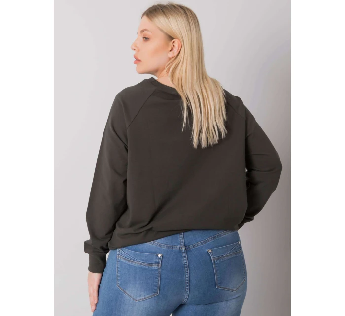 Mikina RV BL model 17508459 tmavá khaki - FPrice Mikina RV BL model 17508459 tmavá khaki - FPrice