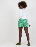 Šortky WN SN 1334.71 biela a zelená