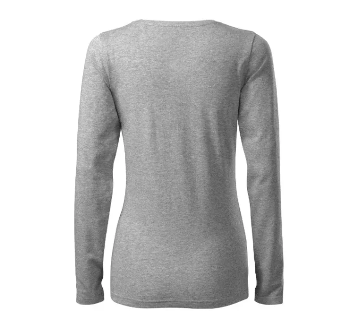 Slim triko dámské tmavě šedý melír Slim triko dámské tmavě šedý melír