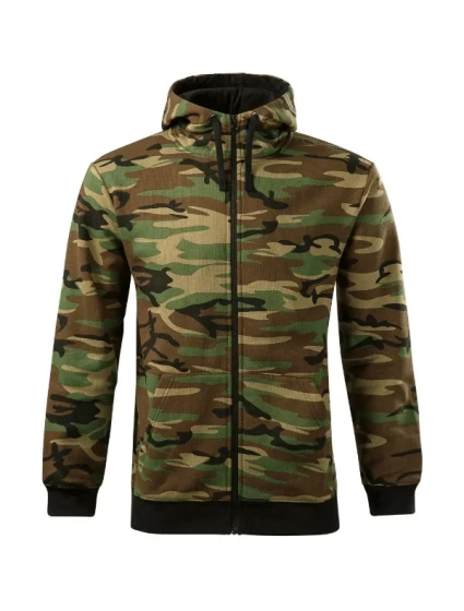 Camo Zipper mikina pánská camouflage brown Camo Zipper mikina pánská camouflage brown