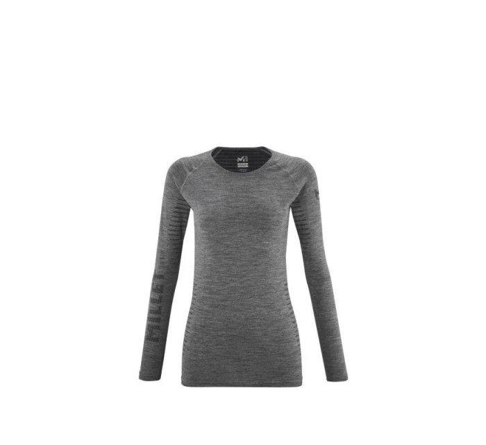Dámske termo tričko Dryn Warm šedé žíhané - Millet