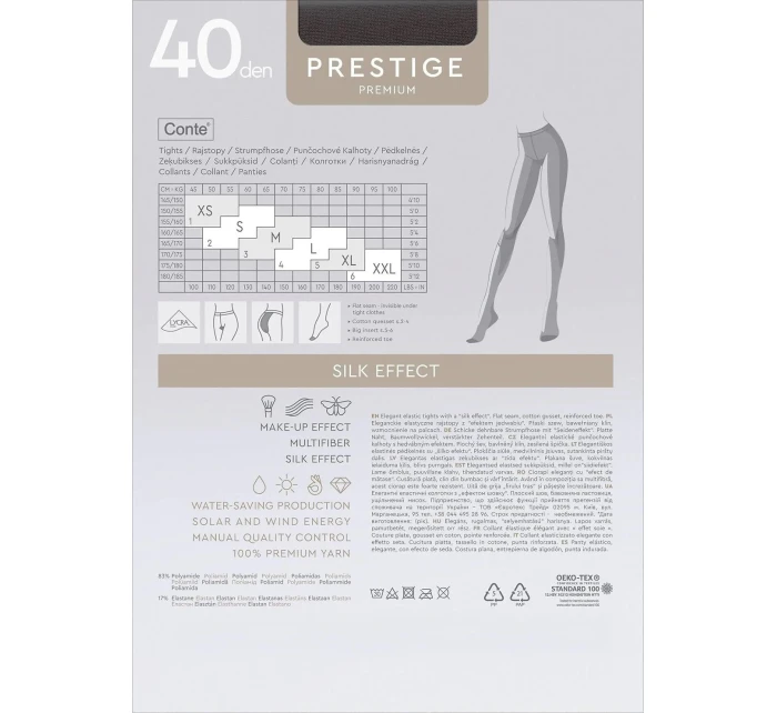 Conte Prestige Pančuchy 40 den 2-4 Conte Prestige Pančuchy 40 den 2-4