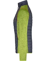 JN Dámská pletená hybridní bunda 02.0 kiwi melange/anthracite melange model 22489307 - Daiber