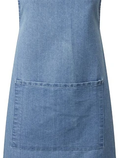 Premier PR 154 Zástěra s laclem a kapsou na břiše "Colours" 39.0154 blue denim