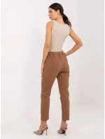 Spodnie IT SP model 21791173 camelowy - FPrice Spodnie IT SP model 21791173 camelowy - FPrice