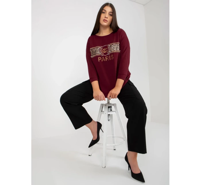 Halenka VI BZ model 17913898 tmavě fialová - FPrice Halenka VI BZ model 17913898 tmavě fialová - FPrice