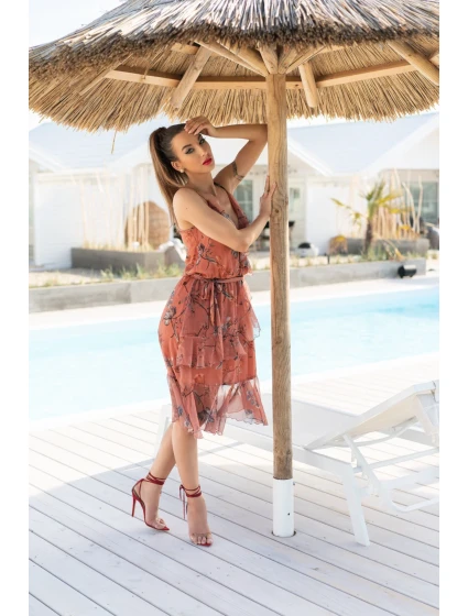 Arme Brown šaty - Merribel Arme Brown šaty - Merribel