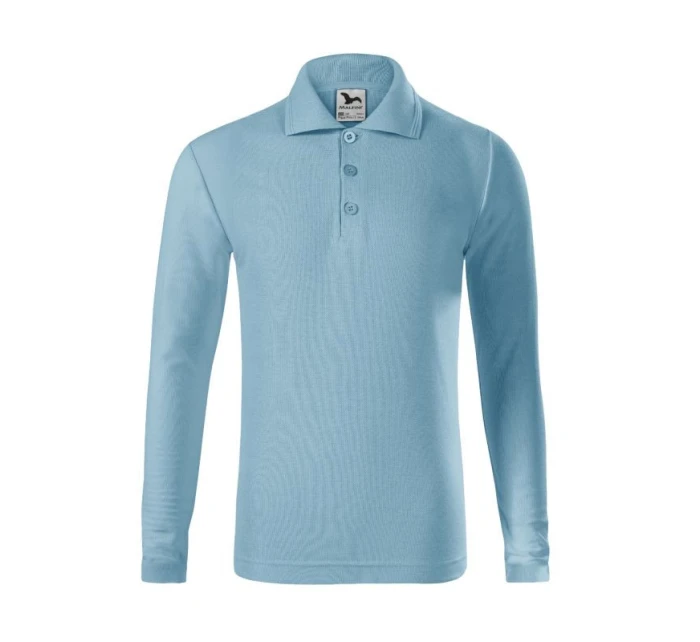 Detská polokošeľa Pique LS (modrá) Detská polokošeľa Pique LS (modrá)