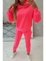 Zateplený rolák a mikina s kapucňou ružová neónová Zateplený rolák a mikina s kapucňou ružová neónová