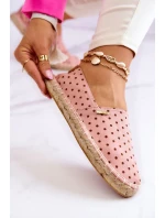 Dámské espadrilky s puntíky Big Star model 21577526 Růžové - Big Star Shoes
