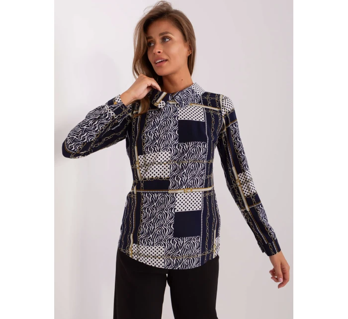 Koszula LK KS model 18848079 granatowy - FPrice Koszula LK KS model 18848079 granatowy - FPrice