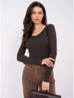 Blúzka WT BZ A1090.83 tmavohnedá