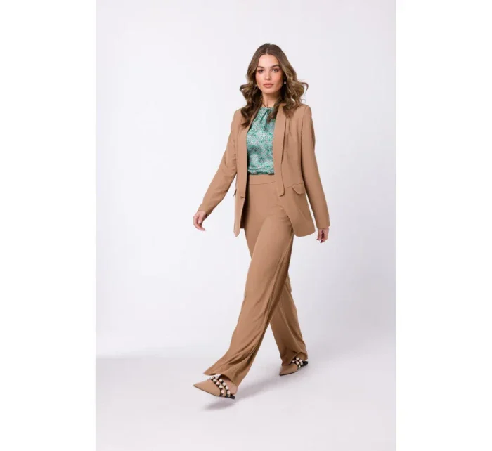 S331 Blúzka bez rukávov - béžová