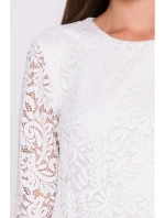 S381 Kombinéza s čipkovanými detailmi - ecru
