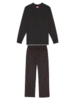 Pánske pyžamo - A07125 - 0KGAD - 900 - Diesel