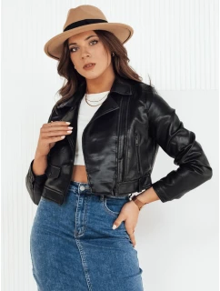 Dámska kožená bunda MOLTION black FashionStreet TY4158