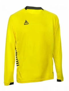 Futbalové tričko s dlhými rukávmi SELECT Spain žlto-čierne