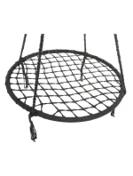 ZÁHRADNÁ HOJDAČKA BOCIANIE HNIEZDO 80CM SIVÁ