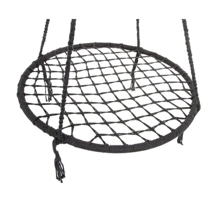 ZÁHRADNÁ HOJDAČKA BOCIANIE HNIEZDO 80CM SIVÁ