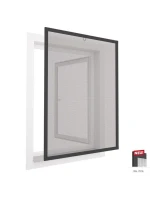 MOSKYTIÉRA DO OKNA ALU 100X120 ANTRACIT