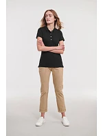 Dámské elastické piqué polo 10. sky model 22473861 - Russell Athletic Dámské elastické piqué polo 10. sky model 22473861 - Russell Athletic