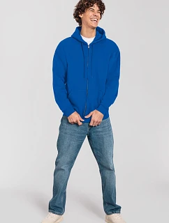 Fruit of the Loom Iconic Premium Hooded Sweat Jacket Mikina s kapucňou z hrubej bavlny 16.2286 kráľovská modrá