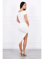 Asymetrické šaty v barvě ecru Asymetrické šaty v barvě ecru