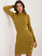 Šaty AT SK 2345 2.32 olivovo zelená