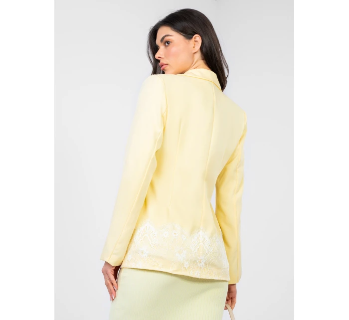 Marynarka IT MA model 22011337 jasny żółty - FPrice