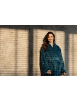 Župan One And model 20737706 Long Turquoise - Momenti Per Me Župan One And model 20737706 Long Turquoise - Momenti Per Me