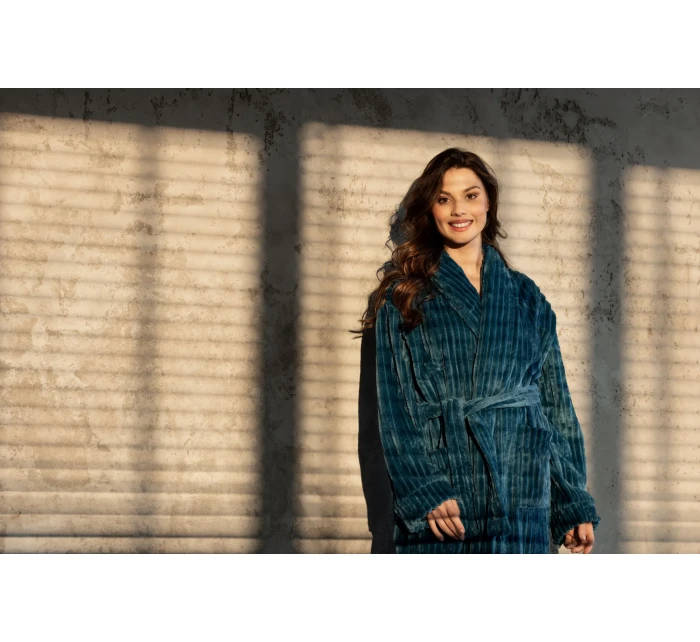 Župan One And model 20737706 Long Turquoise - Momenti Per Me Župan One And model 20737706 Long Turquoise - Momenti Per Me