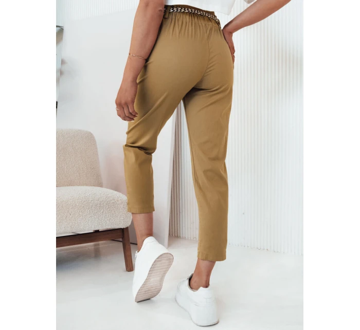 Dámske nohavice z ťavej látky ERLON FashionStreet UY2099