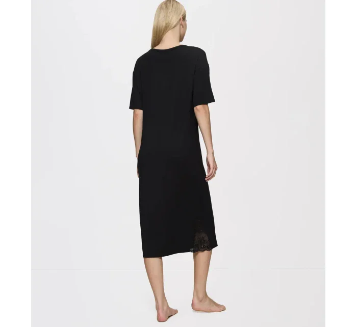 Dámska nočná košeľa Timeless Sensuality NDK SSL - BLACK - black 0004 - TRIUMPH