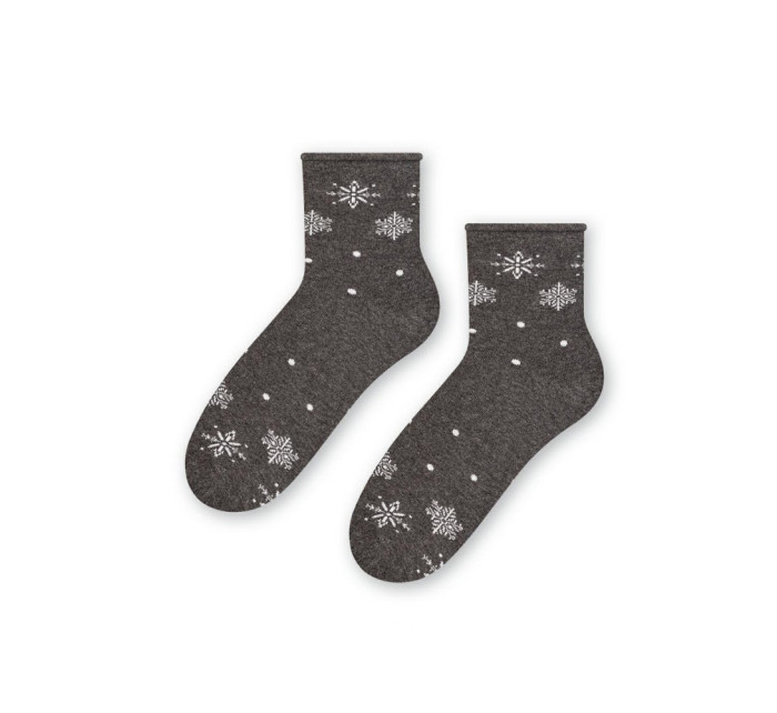 Dámske zimné netlačiace ponožky Steven art.099 Vzor 35-40