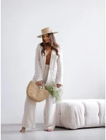 Béžový dámský oblek se model 19673956 - Moon
