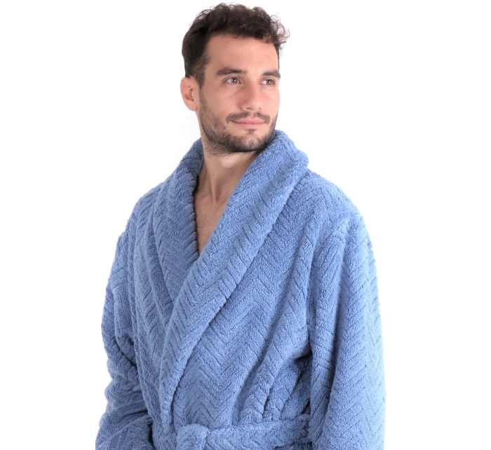 Unisex župan Athena 2116 denim light - Vestis Unisex župan Athena 2116 denim light - Vestis