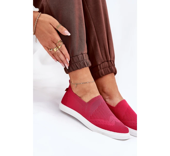 Damskie Tenisówki Slip-on Big Star FF274A605 Fuksja Damskie Tenisówki Slip-on Big Star FF274A605 Fuksja
