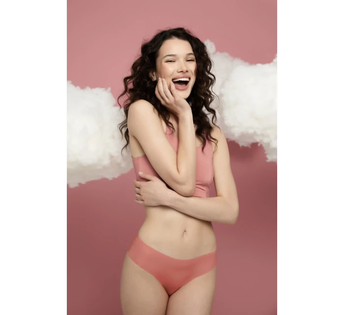 Bezšvové nohavičky Mousse Classic Peach - Julimex