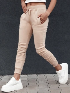 Dámske tepláky FITS beige FashionStreet UY2144
