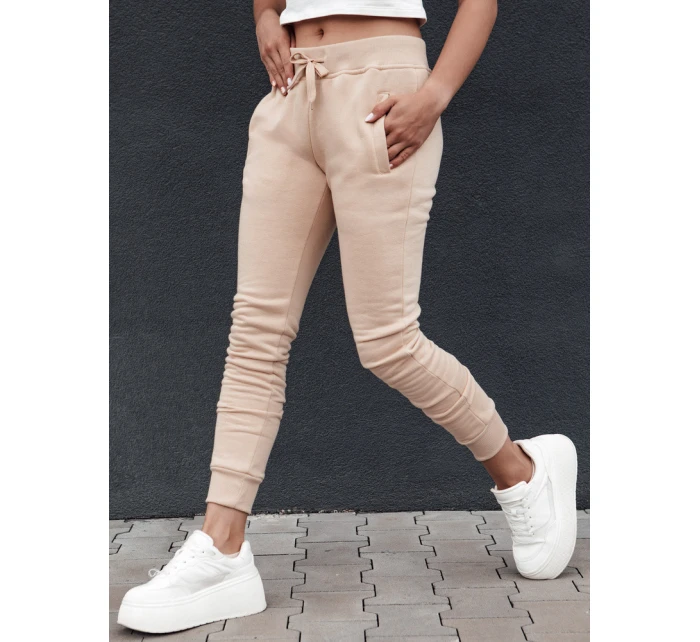 Dámské tepláky FITS béžové Dstreet model 21978607 - FashionStreet