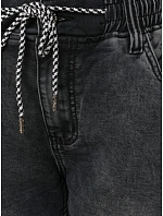 Spodenki męskie jeansowe ze czarne model 22210726 - FashionStreet Spodenki męskie jeansowe ze czarne model 22210726 - FashionStreet