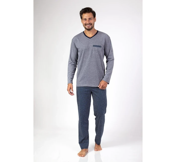 Pánské pyžamo model 20243292 dł/r 2XL3XL Z25 - Regina Pánské pyžamo model 20243292 dł/r 2XL3XL Z25 - Regina