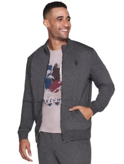 Skechers The Hoodless Hoodie M3JA195-CHAR Grey L