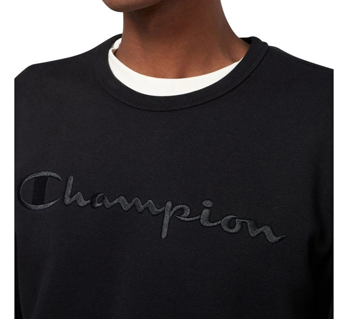Pánska mikina Champion Crewneck Sweatshirt black 220272 KK001 pánska