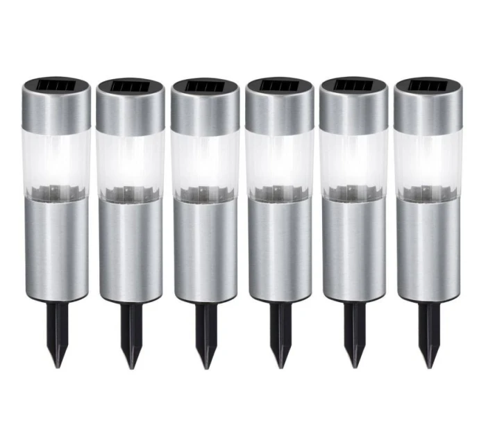 SOLÁRNA LAMPA 4,5X15CM INOX 6KS GRUNDIG SOLÁRNA LAMPA 4,5X15CM INOX 6KS GRUNDIG