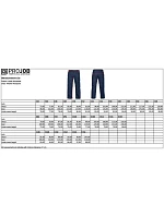 2501 Waistpants Pánské pracovní kalhoty navy model 22462403 - ProJob 2501 Waistpants Pánské pracovní kalhoty navy model 22462403 - ProJob