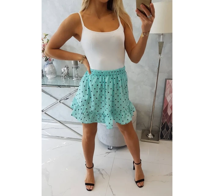 Mätová bodkovaná sukňa