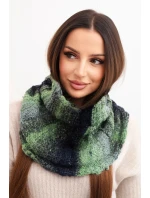Dámsky vlnený mäkký golfový šál zimný KN21 zelený