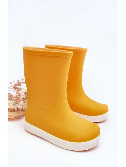 Dětské holínky Wave Žluté model 21642599 - Boto Dětské holínky Wave Žluté model 21642599 - Boto