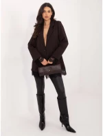 Marynarka IT MA ciemny brązowy model 21819059 - FPrice Marynarka IT MA ciemny brązowy model 21819059 - FPrice